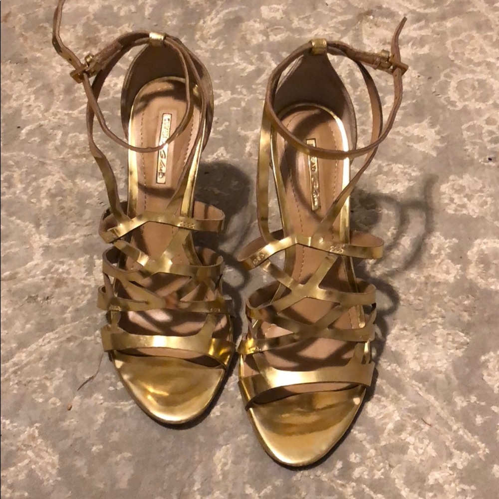 Gold sandals
